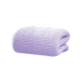 thumbnail image 2 of Yhmxh Cotton Soft Bath Towels, 28" x 56" Quick Drying Microfiber Striped Velvet Towel for Bath Fitness, High Absorbent Bath Towels for Bathroom, Sports, Yoga, Travel (Purple), 2 of 6