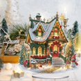 thumbnail image 6 of Kezqiaxn Christmas Decorations, Diy Tabletop Diamond Art Painting Kit, Home Stand Up Crystal Rhinestone Acrylic Table Top Ornament Decoration for Kitchen Mantle Shelf Office Home Decor, 6 of 7