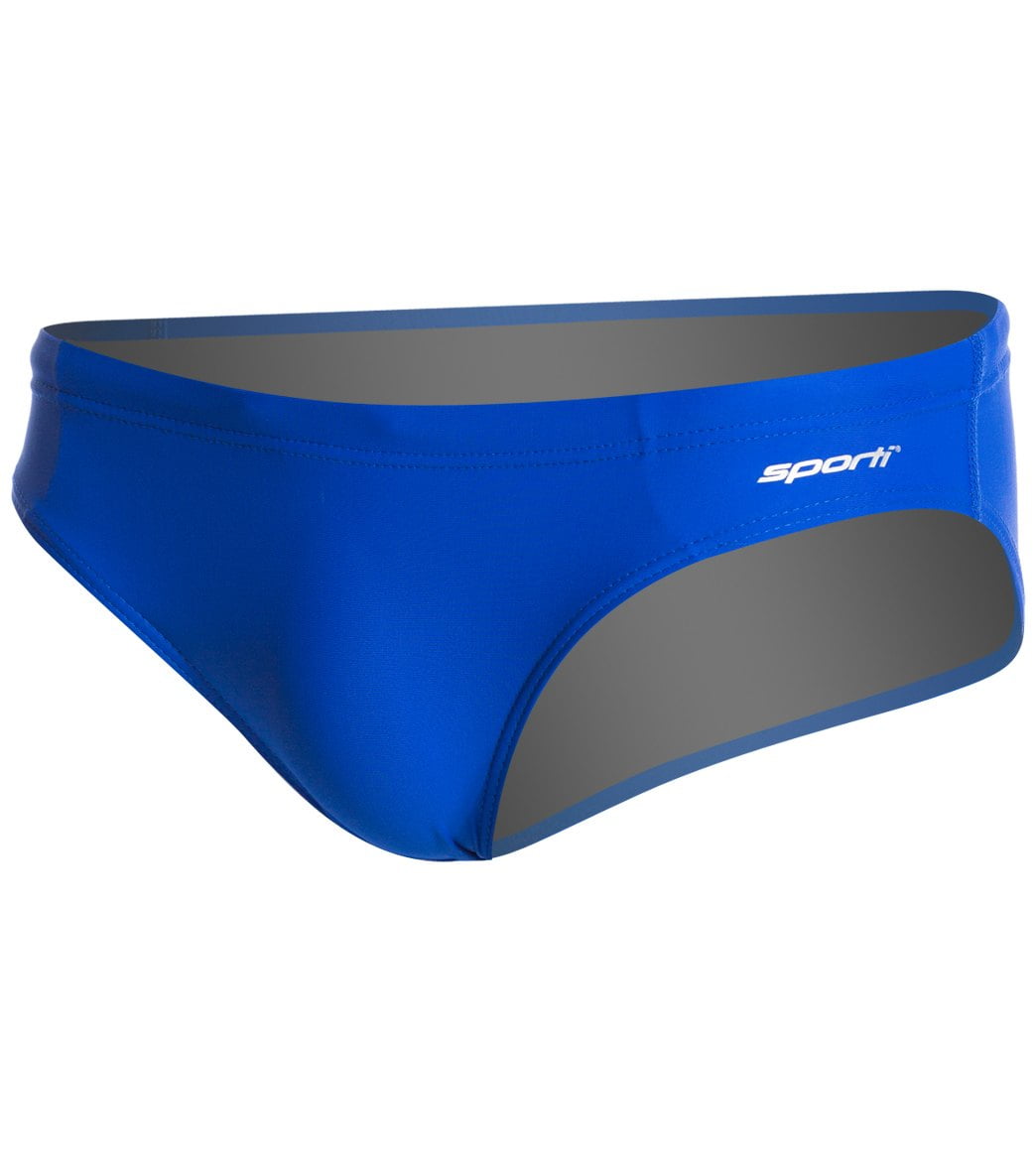 sporti solid swim euro brief swimsuit