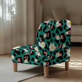 thumbnail image 5 of HELLHERO Daisies Slipper Chair Soft Cover, Foldable Easy Installation Armless Accent Chair Protector for Dining Room Home, 5 of 8