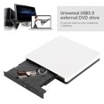 thumbnail image 3 of DVD Writer, Lecteur Optique, USB3.0 Blanc Plug and Play Tout-en-un pour Ordinateur Portable pour XP, pour WIN7, pour WIN8, pour OS 8.6 Ou Plus pour Ultrabook Blanc, 3 of 7