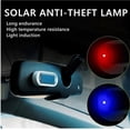 thumbnail image 5 of 2 Pcs Car Solar Power Simulated Dummy Alarm, Anti-Theft LED Flashing Security Light Fake lamp with USB Charger Port, Red, 5 of 6
