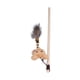 thumbnail image 3 of Poste de Madera Palo de Gato Divertido Ratón de Dibujos Animados Lindo Vocalizar Juguetes Interactivos de Plumas de Gato con Campanas ANGGREK Otros, 3 of 8