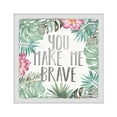 thumbnail image 2 of Marmont Hill You Make Me Brave Framed Painting Print, 2 of 3