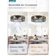 thumbnail image 5 of Ventilador de techo LEDIARY de 20 pulgadas con control remoto Caged Light APP, 5 of 8