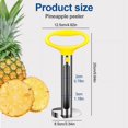 thumbnail image 2 of Pineapple Corer and Slicer Tool, Upgraded Pineapple Cutter, Easy to Use Stainless Steel Fruit Pineapple Peeler Corer Slicer Cutter Kitchen Tool (1 PCS), 2 of 6