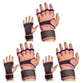 thumbnail image 4 of maskred 2pack/lot Stay Comfortable And Secure With Durable Weight Lifting Gloves Pink M 3Set, 4 of 6