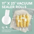 thumbnail image 4 of Avid Armor 11"x25' Vacuum Sealer Rolls, 4 Rolls, BPA-Free Food Saver Bags for Food Storage, 4 of 8