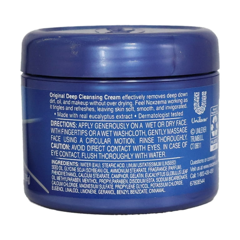フェイスクリーム blue Noxzema Classic Clean Original Deep Cleansing Cream, 2 Oz, Pack of