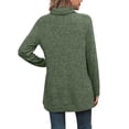 thumbnail image 6 of RYDCOT Fall Winter Tops for Women Tunic Tops Turtleneck Long Sleeve Side Split High Low Lightweight Sweaters Knit Tops for Women Basic Shirts Clearance, 6 of 8