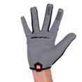thumbnail image 2 of BG-04 fingerless bike gloves for competitions, WHITE, M, 2 of 2
