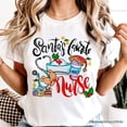 thumbnail image 2 of Santa&rsquo;s Favorite Nurse T-Shirt, Cheerful Christmas Tee, 2 of 5