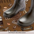 thumbnail image 3 of Coffee Theme Doormat Outdoor Entrance 18"x30", Funny Brown Vintage Beans Latte Tea Cup Absorb Moisture Dirt Door Mats, Non-Slip Rubber Backing Floor Mats Indoor, Low-Profile Front Door Rugs, 3 of 9