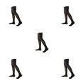 thumbnail image 2 of sweethay 1 par de calcetines por encima de la rodilla para mujer de 52 cm JK personalidad estilo pijo cálido muslo alto medias para diario Type2 NO2, 2 of 6