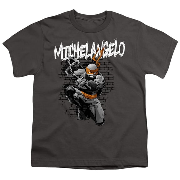 TMNT Teenage Mutant Ninja Turtles TMNT Michelangelo Unisex Youth T Shirt
