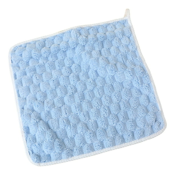 Pañuelo de mano con diseño de nubes y cuadrículas.Toalla facial suave y absorbente para una limpieza delicada.Toalla pequeña multiusos para secarse la cara.Uso diario en casa,en el baño y para
