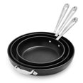 thumbnail image 1 of Juego de 3 sartenes antiadherentes de 12 pulgadas color negro, 1 of 6