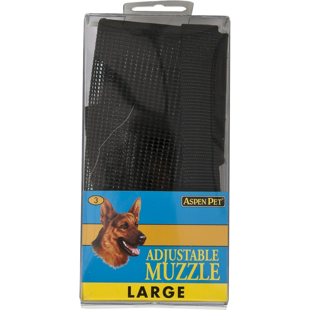 Petmate Doskocil Co. Inc. Large Black Adjustable Dog Muzzle? Walmart