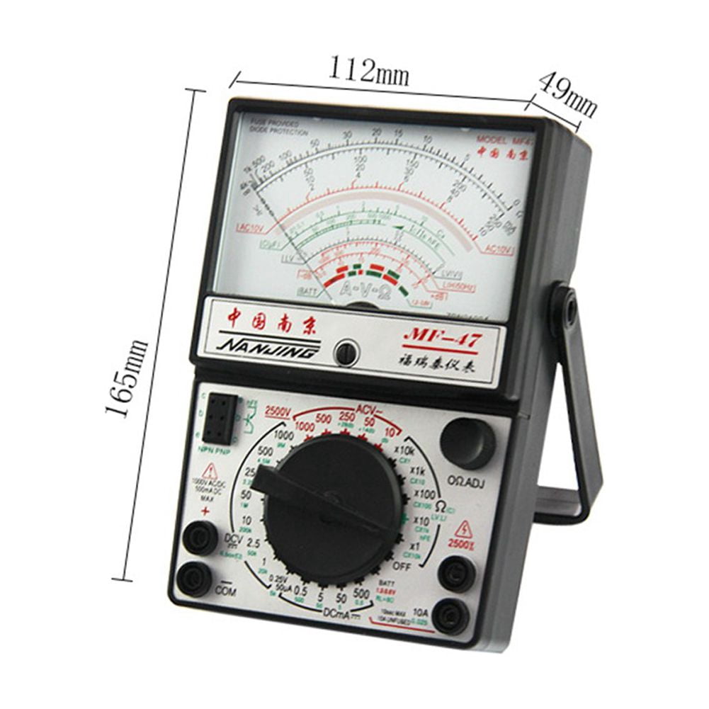 MF-47 Analog Analog Multimeter Voltmeter Ammeter Ohmmeter Battery Tester