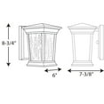 thumbnail image 5 of Progress Lighting P6067-LED Arrive LED Outdoor Wall Sconce with Seedy Glass - 9" Tall, 5 of 5