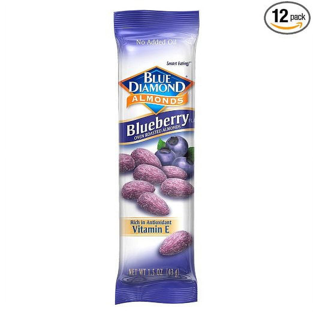 Blue Diamond Blueberry Oven Roasted Almonds,1.5 oz. Box (12 Pack)
