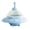 Blue, variant on Ice Mold, Food Grade Silicone Whiskey Ice Ball Tray, Bulb-Shaped Round Maker, Freezer Storage Box for Home, Bar, Cocktail, Whiskey & Beverage Ice Making
