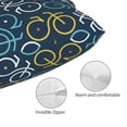 thumbnail image 3 of Fotbe Bicycle Colorful Funda de Almohada Decorativa Estilo Occidental, Lujo en Algodón, Fundas para Almohadas King, Cojín Estampado para Decoración del Hogar-14"x20", 3 of 6