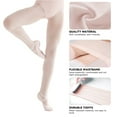 thumbnail image 4 of Tiijoy Ballet Tights for Girls Breathable Stretch Dance Pantyhose Lightweight Leggings, 4 of 5