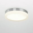 thumbnail image 3 of WAC Lighting Slice 11" 1-Light 3000K LED Round Aluminum Flush Mount in Nickel, 3 of 3