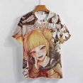 thumbnail image 4 of Himiko Toga Womens T-Shirt Round Neck Short Sleeve Tee Shirts Summer Breathable Tops Blouse 5XL, 4 of 8