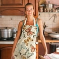 thumbnail image 1 of RKSTN Kitchen Utensils 1pc Parent Adult The Family Kitchen Lovely Print Linen Family Aprons Kitchen Utensils, 1 of 2