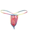thumbnail image 2 of Jwputqe&nbsp;Mensg Strings and Thongs,Thongs,G-string Panties,Breathable,Cooling,Solid,Low Waist,Polyester,Red,XL (US:10), 2 of 6