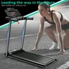 Tangnade Outdoor electronic products New Folding Electric Treadmill Motorised Portable Running Machine Fitness Lot Black 2341