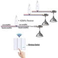 thumbnail image 2 of （3 gang switch）Mengshen Wireless Light Switch Easy to Install 3 Way Switch (Only Switch Panel Receiver not Included), 2 of 5