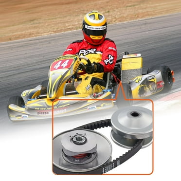 KFFKFF Go Kart Torque Converter 3/4" Clutch Kit with 30 Series Asymmetrical Drive Belt