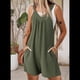 thumbnail image 3 of Overol de Punto Liso con Bolsillos Laterales para Mujer, Color Verde , Talla XXL, 3 of 9