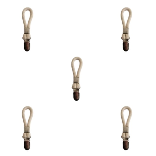 Yuarrent Pinza para toallas, perchero para ropa, abrazadera para ropa sucia, mano de obra fina de algodón, abrazaderas colgantes para ahorrar Type2 NO2