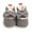 Gray, variant on 0-18M Baby Girl Winter Warm Boots Newborn Soft Bow Crib Shoes Baby Dress Shoes Prewalkers