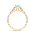 thumbnail image 2 of ANGARA IGI Certified Lab Grown 1 Ct Diamond Engagement Ring for Women in 14K Yellow Gold (Size-5.5mm| Color-F-G| Clarity-VS) | April Birthstone, Anniversary, Jewelry Gift for Women | Diamond Ring, 2 of 8