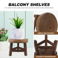 thumbnail image 2 of MasteelfCA 1pc Wooden Plant Stand Flower Pot Base Holder Stool Garden Flower Display Stand, 2 of 7