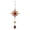 E, variant on Metal Wind Chime,Exquisite Handicraft Hanging Ornament with Bell,Decorative Outdoor Wind Chime for Create a Zen Atmosphere Suitable for Outdoor Garden,Patio Decoration