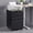 Black, variant on 3-Drawer Mobile Filing Cabinet With Lock In Durable Metal Finish Ideal For Office And Study Room Storage Featuring Legal And Letter Size Compartments