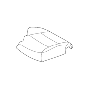 Genuine OE Hyundai Cushion Cover - 88160-B8520-ZZB