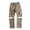 Khaki, variant on WIZUTIZ Men's Convertible Pants Quick-Dry Detachable Zip-Off Cargo Trousers Polyester Breathable Multi-Pocket for Outdoor Hiking Camping Fishing Daily Wear