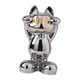 thumbnail image 5 of Estatua de gato de , decoración de escritorio, escultura de Animal artesanal, estatuilla de gato de la , gato de bienvenida para mesa, Plata, 5 of 8