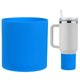 thumbnail image 1 of Funda de Botella de Agua de Silicona [1PCS] - Funda Protectora Antideslizante para Proteger Botellas de Agua de Rasguños - [Azul - 3.2 IN], 1 of 7