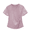 purple, variant on Women's Casual T-Shirts Side Twisted Knot Short Sleeve Top Soft Summer Blouses Work