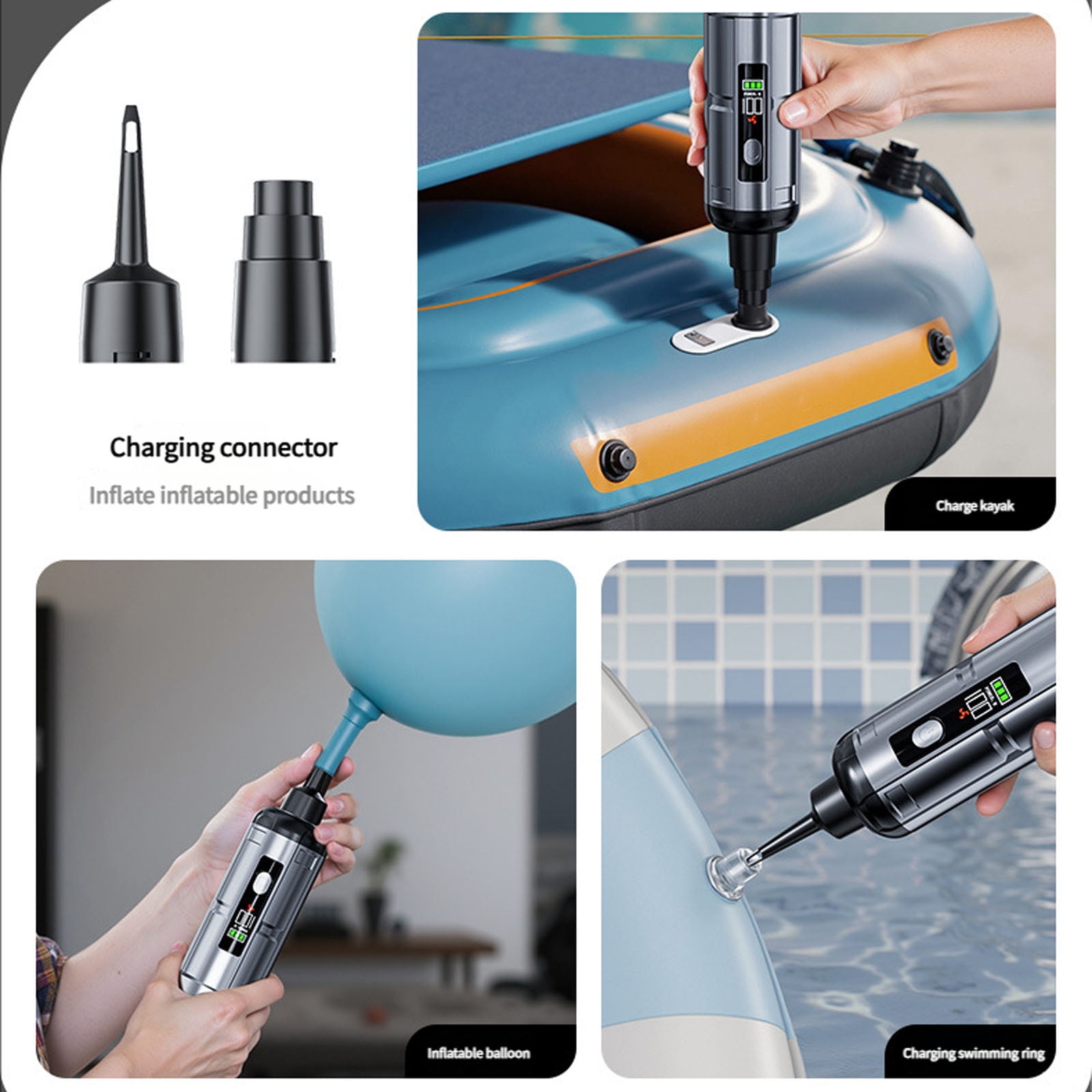 Auto Interior Vacuum Air Blower Compressed Air Duster Keyboard Cleaner for Car Interior Handheld Cordless Cleaners