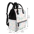 thumbnail image 2 of Fotbe Colorful Butterfly Mochila Maternidad - Lona de Sarga Impermeable, Mochila de Pañales de Gran Capacidad con Múltiples Bolsillos y Correas Ajustables, 2 of 6