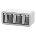 thumbnail image 1 of Spice Organizer Wall Mounted Kitchen Seasoning Jar 400ml Plastic Sugar Salt Container, 1 of 9